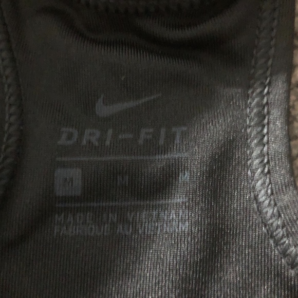 Nike Black Dri Fit Medium Sports Bra - Picture 3 of 3